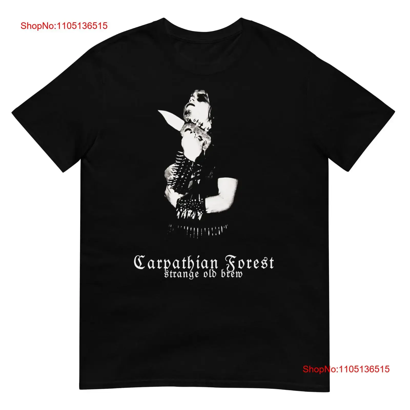 

CARPATHIAN FOREST Strange Old Brew One Sided T SHIRT vintage Washed Stylish Stretched Soft fashion homme designer clothes