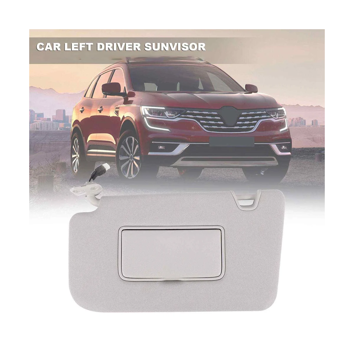 Car Left Driver Front Window Shield Shade Sunvisor Sunblind Sunshade for Renault Koleos 2016-2020 964011625R