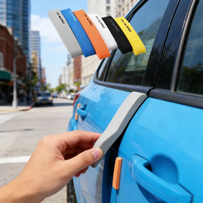 

Комплект из 4 защитных накладок на двери автомобиля из ЭВА-пены, предотвращающих царапины и удары, для стайлинга автомобиля