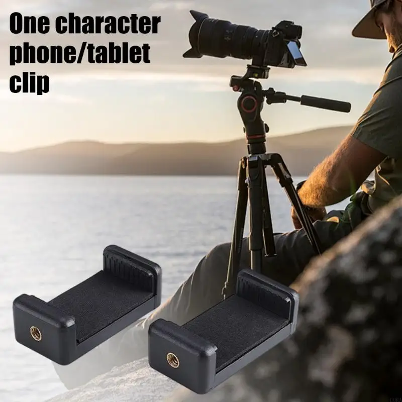 CORA-abrazadera para teléfono inteligente, soporte Clip para tableta Compatible con trípodes, luces y micrófonos para y para