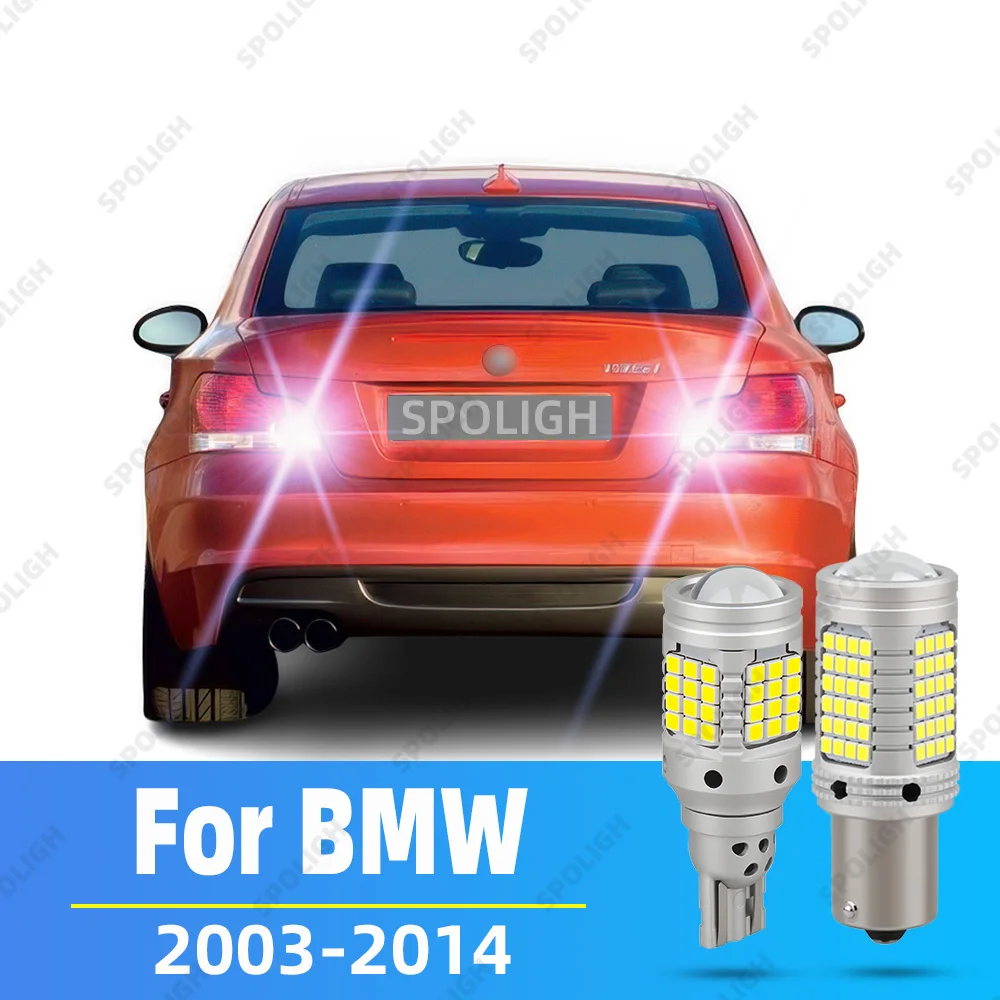 

2Pcs For BMW 1 Series E81 E82 E87 F20 F21 E88 2003-2011 2012 2013 2014 Car Led Reverse Light Backup Back Up reversing Lamp Bulb