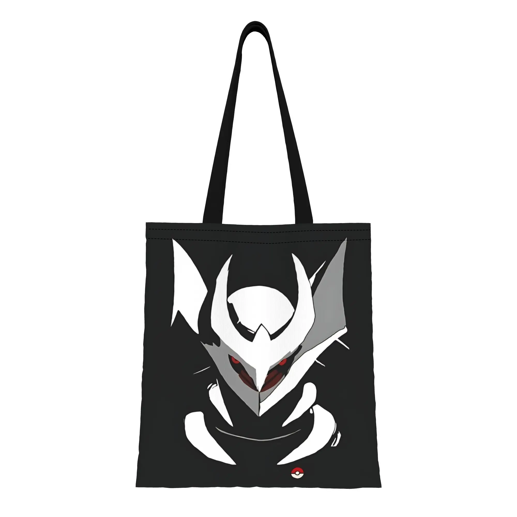 

1 шт. холщовая сумка-тоут с логотипом Pokemon Legendary, женская сумка через плечо, сумка для школы