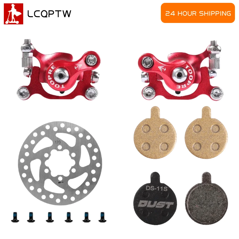 Bremssattel mit 120mm Bremsscheibe und Bremsbelägen für Mercane WideWheel PRO Elektroroller Bremssystem Ersatzteile