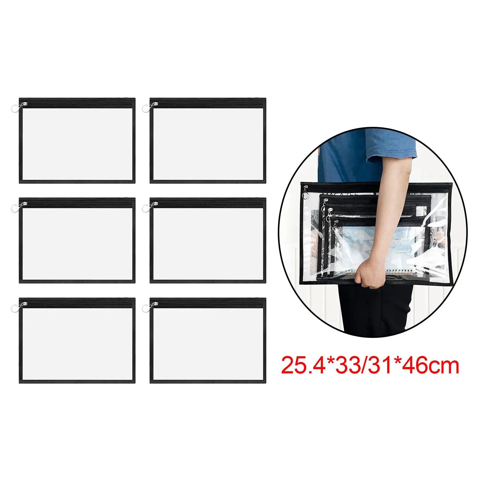 Secretgardenu クリアジッパーポーチ鉛筆ポーチ収納鉛筆用ジッパーポーチ