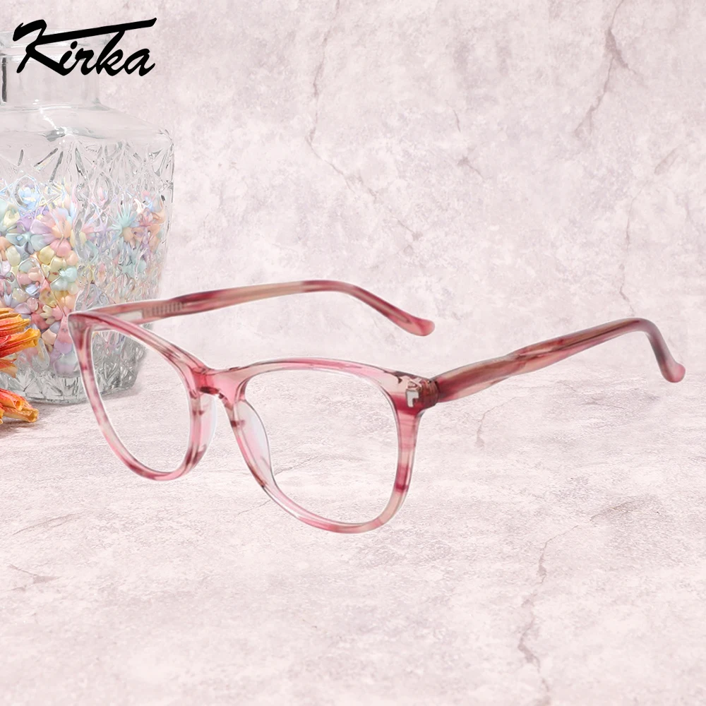 

Kirka Child Glasses Frames Acetate Oval Shape Fashion Design Girl Boy Eyewear WK4002 Spectacles Frames with Clear Lens Glasses