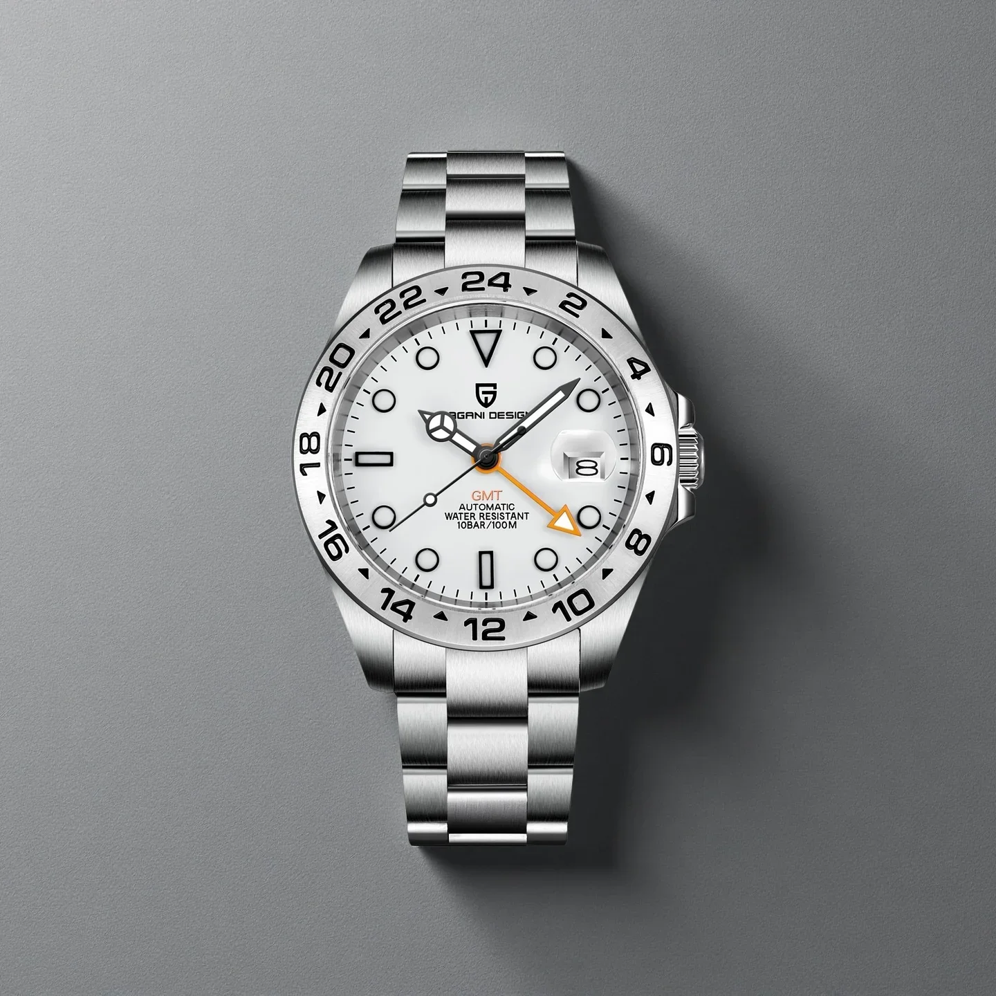 

PAGANI DESIGN 2025 New 42MM GMT Men's Mechanical Watch Sapphire Stainless Steel Sport 10Bar Luminous BGW-9 Watches for Man