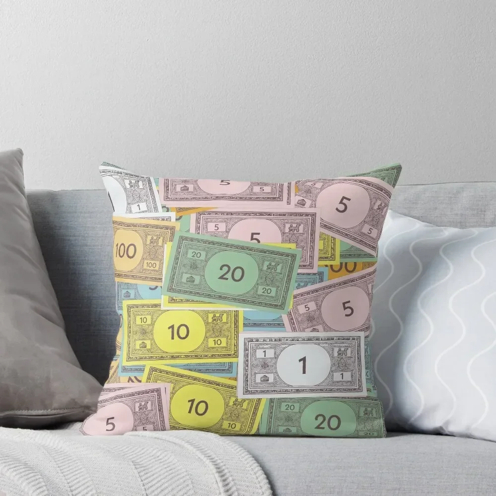 Board Game Money Throw Pillow Rectangular Cushion Cover Pillow Case Christmas Bed pillowcases pillow