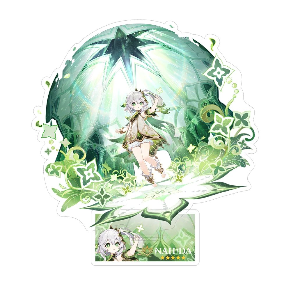 Odette Nicole Columbina Arlecchino Anime Genshin Impact Acryl-Modell Furina Mavuika Sammlerstück Desktop-Dekoration Schlüsselanhänger Geschenk
