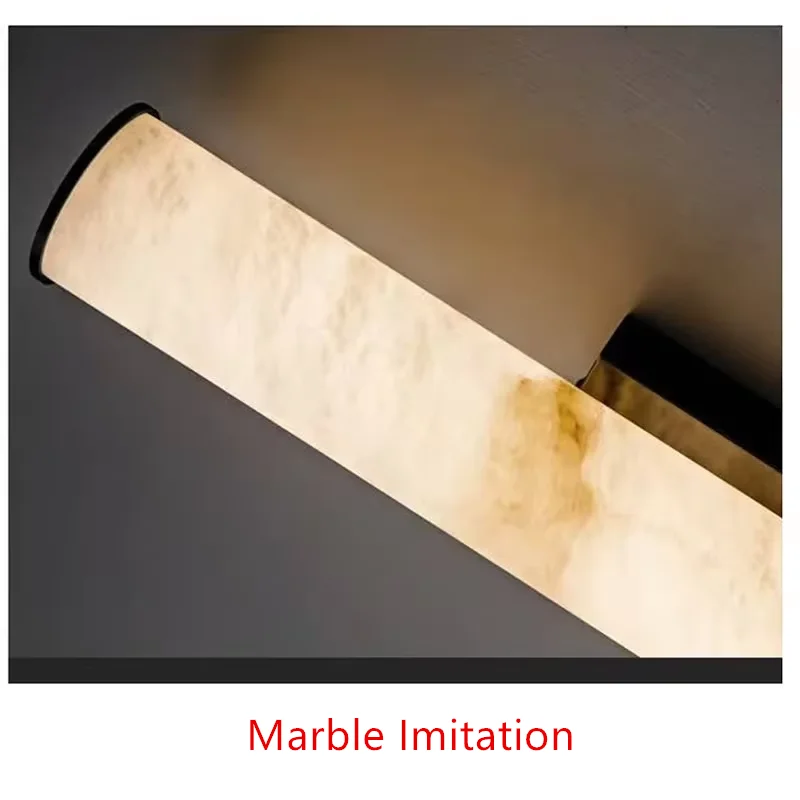 LED Marble Pendant Lamp Minimalist Pendant Light Hanging White Drop Long for Dining Table Light Decor Bedroom Bedside Lighting view 6