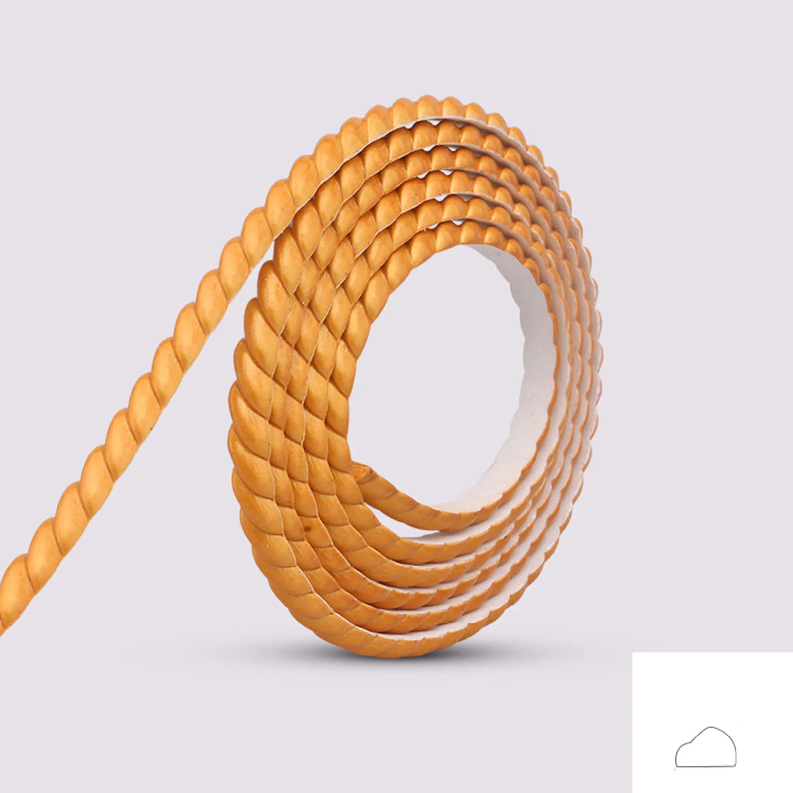 

Home Decor Flexible Wall Moulding PVC Wall Trim Strips DIY Installation Easy To Clean Moisture Resistant Waterproof