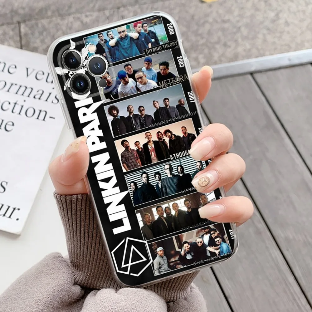 Band L-Linkins Cool P-Parks Phone Case Silicone Soft for iphone 15 14 13 12 11 Pro Mini XS MAX 8 7 6 Plus X XS XR Cover