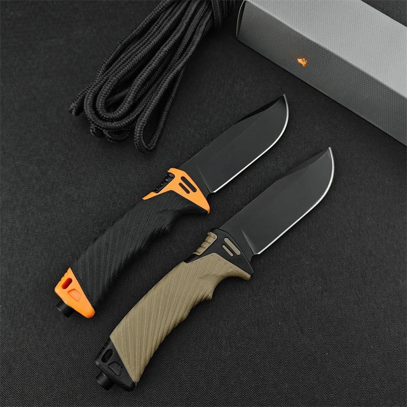 Gb third generation rubber handle 8Cr13Mov handle outdoor camping survival tactics hunting multi-purpose EDC straight knife