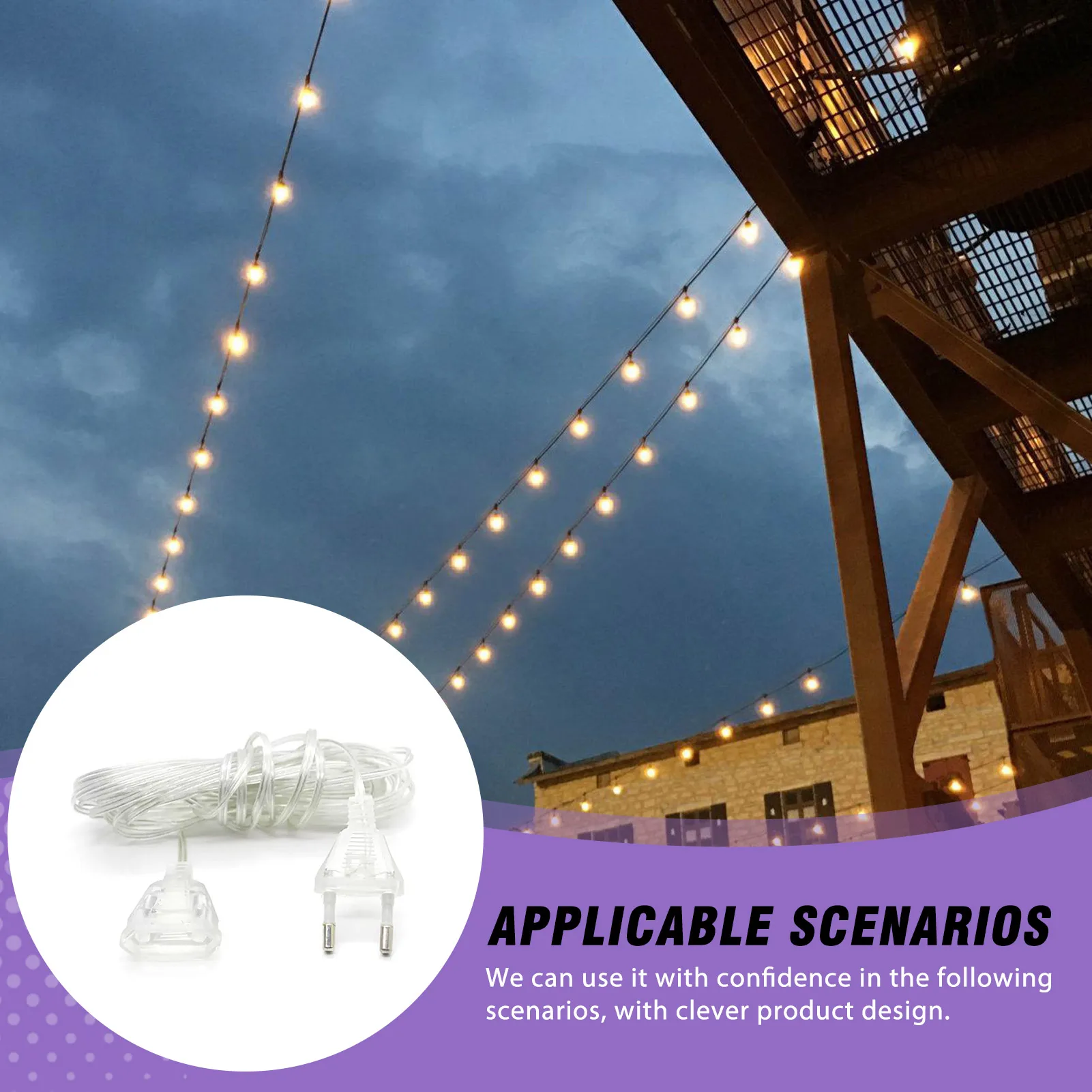 5 متر الاتحاد الأوروبي القياسية مصباح سلسلة تمديد كابل تمديد مصباح ليد سلسلة تمديد التوصيل عيد الميلاد السنة الجديدة إكسسوارات مضيئة للزينة