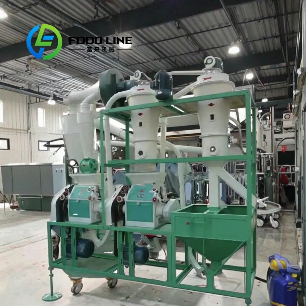 10 Tons Per Day Small Scale Business Complete Equipment Wheat Flour Mill Wheat Flour Milling Machine Customize