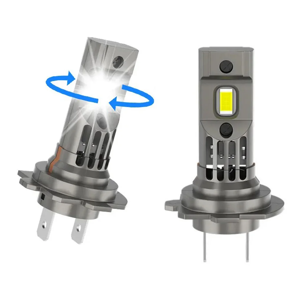 

H7 LED 1:1 Size Turbo Headlight Bulb Wireless Plug And Play Car Headlamp Auto with Fan Diode Lamps 12V Automobile 120W 50000LM