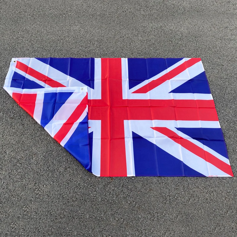 Aerlxemrbrae Vlag Grote Britse Banner Vlag 5 * 3FT 90*150Cm Verenigde Koninkrijk Nationale Polyster Uk Vlag