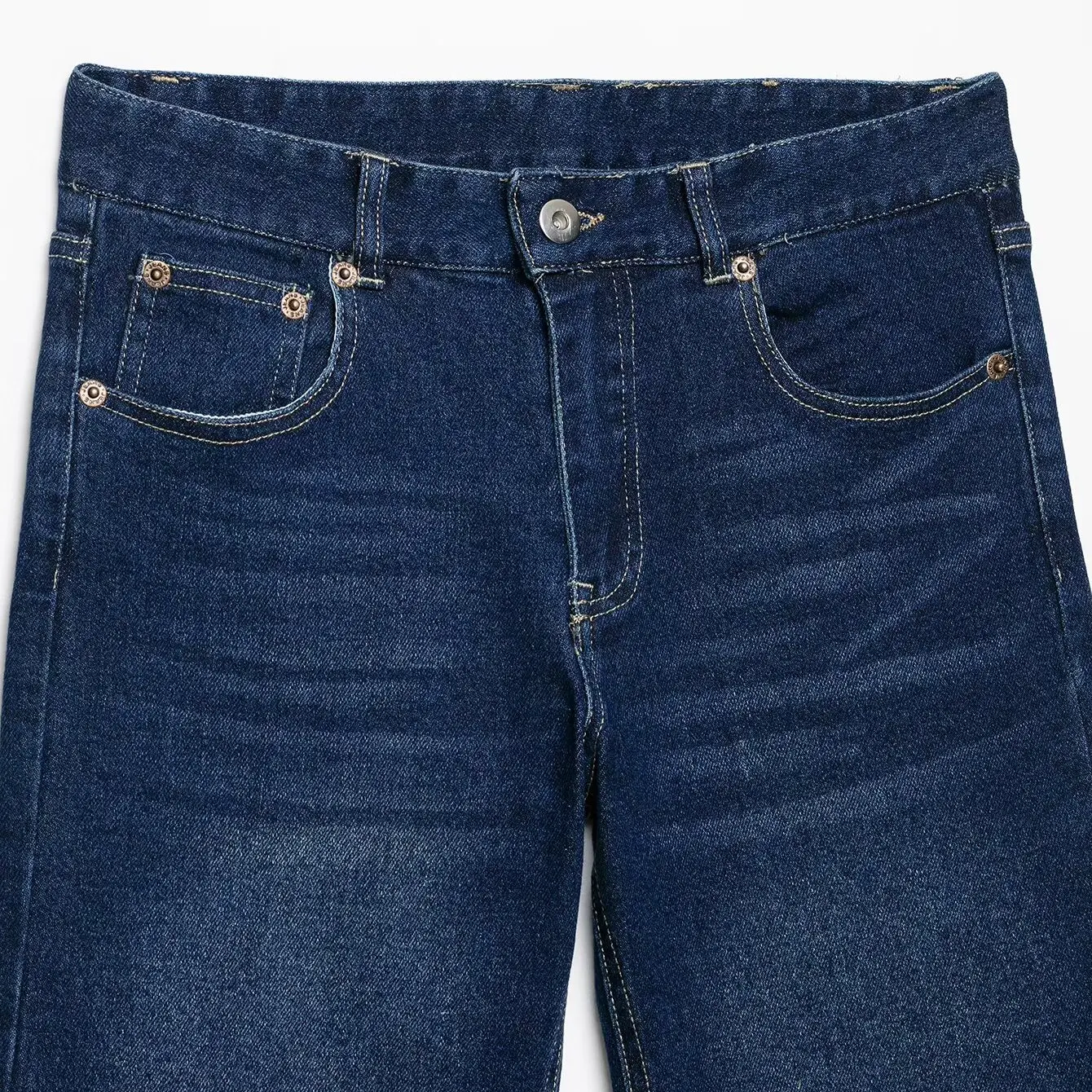JNLEAOG Summer New Women's Comfortable Fashion Daily Denim Six-Part Pants Commuting Pants Low Waist Tight Fit Polyester