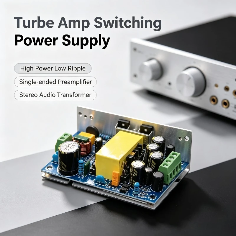 Tube Single-ended Preamplifier Switching Power Supply, Low Ripple Transformer for Stereo Audio Amplifier & Amp Power Supply
