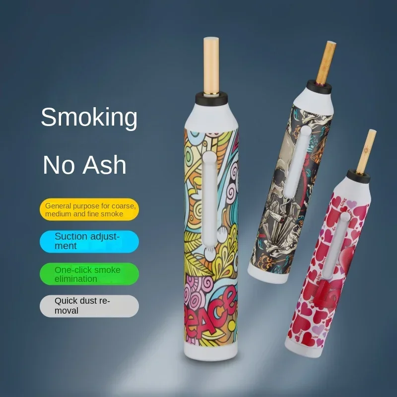 GL621 Lazy Cigarette Holder Cannot Lose Ash Artifact USB Environmental Protection Cigarette Set Portable Ashtray Wholesale