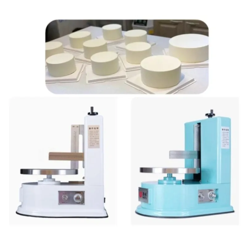 Automatic Birthday Cake Icing Frosting Machine Party Cake Decoration Machine for Shop Use Cake Spreading Coating Machine