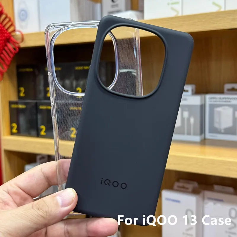 Original Case Ultra Slim Soft Back Case For iQOO 13 Shockproof Matte Luxury Rubber Skin Cover Anti-Fingerprint