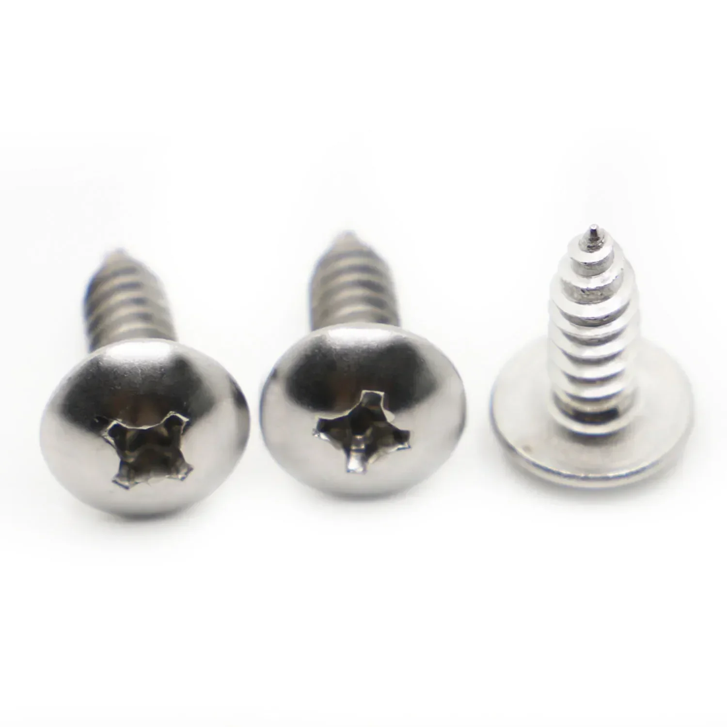 304 Stainless Steel Phillips Recessed Truss Head Self-tapping Screws Cross Mushroom Head Wood Screw M3 M4 M5 M6