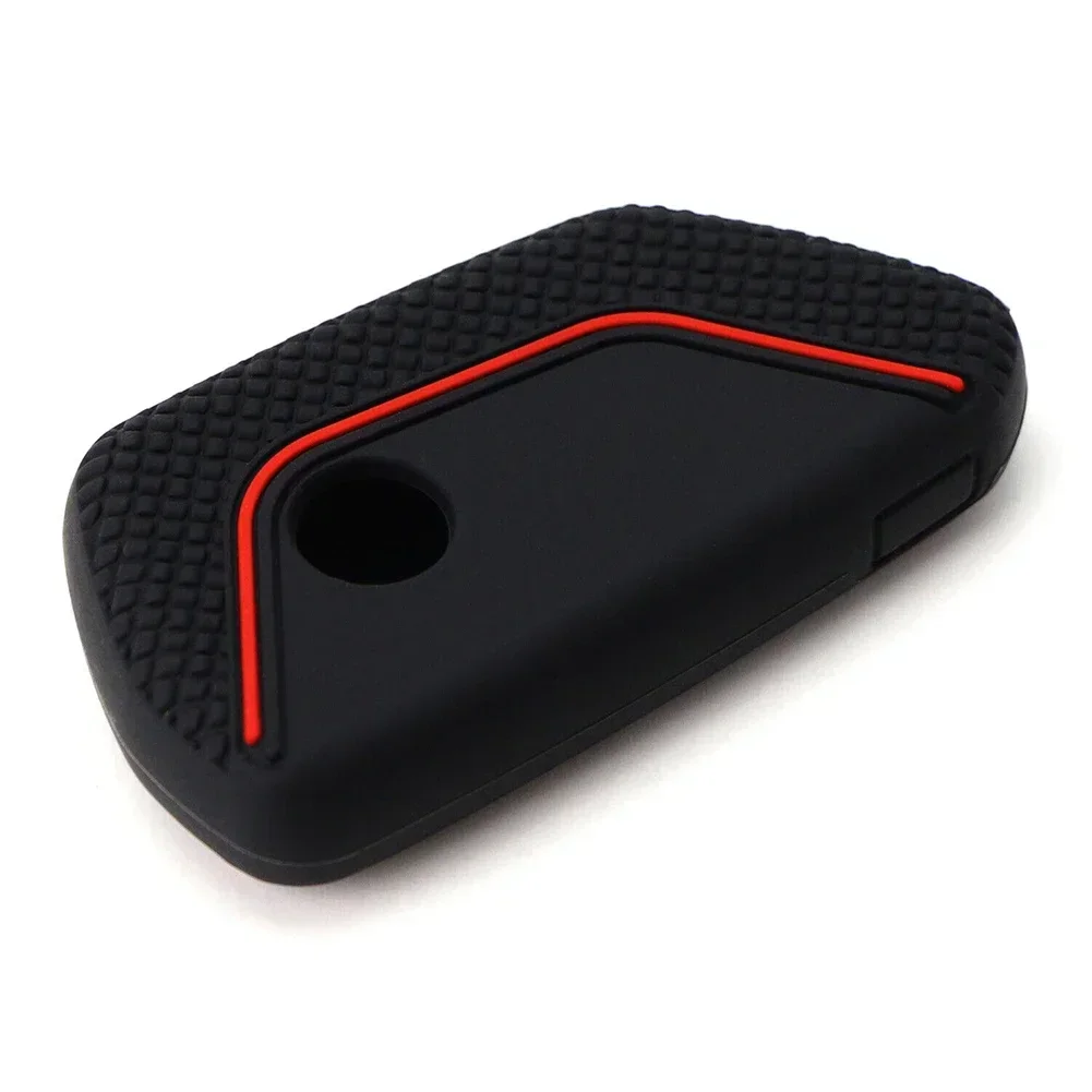 

Key Fob Cover Key Case Car Full Package Silicone Silicone Key Cover Black Black Red Line For ID.3 For Skoda Octavia