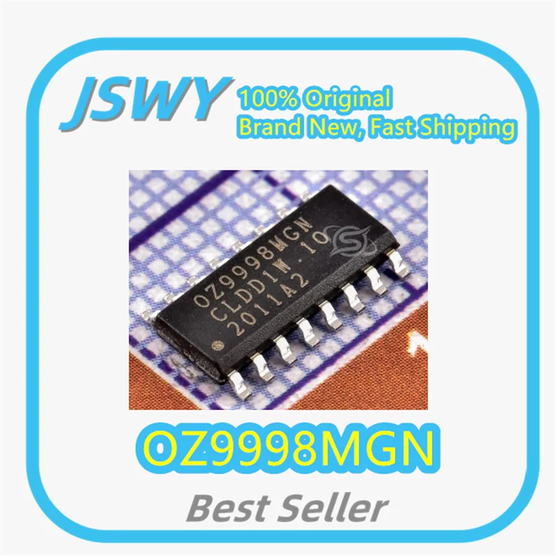 

(10/50 pieces) OZ9998MGN OZ9998 SOP-16 Brand New Genuine LCD Power Chip