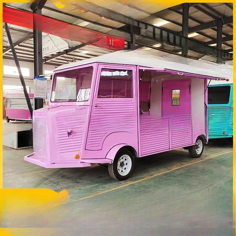 Commercial small stall car, portable scenic spot Internet celebrity night market dining car, mobile snack truck