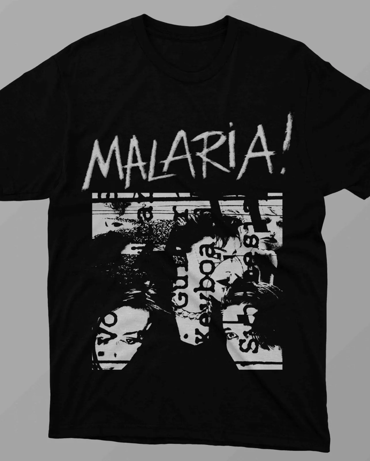 VTG Malaria band black T-shirt Unisex tee All sizes S to 5Xl 1F941