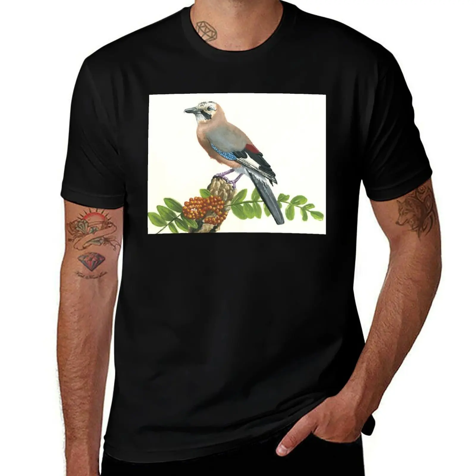 

Eurasian Jay T-Shirt Independence Day Short Sleeve T-Shirt