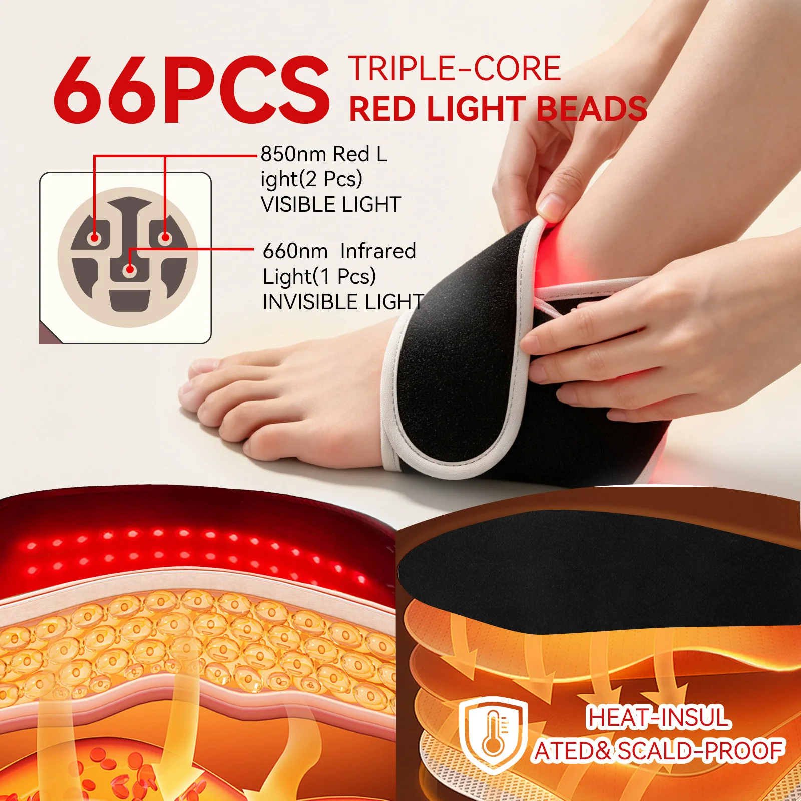 Meetu Red Light Therapy Ankle  - đánh giá và giá Red Light Therapy Device