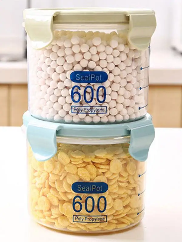 Cereal Containers Storage Grain Storage Container Airtight Large Airtight Dry Food Kitchen Organization Canisters 