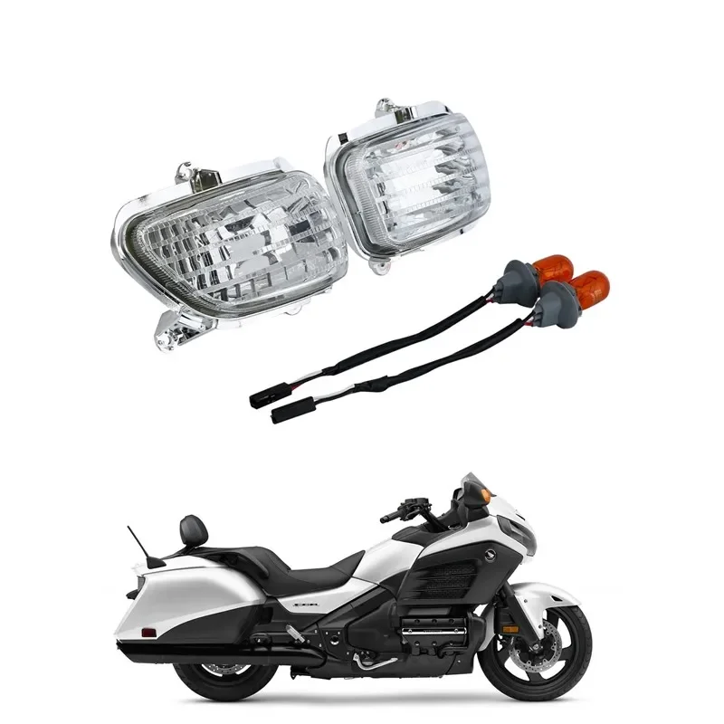 

Для Honda Gold Wing GL1800 2001-2017 F6B 2013-2015 Запчасти для мотоциклов Acsessories Передние указатели поворота Линзы