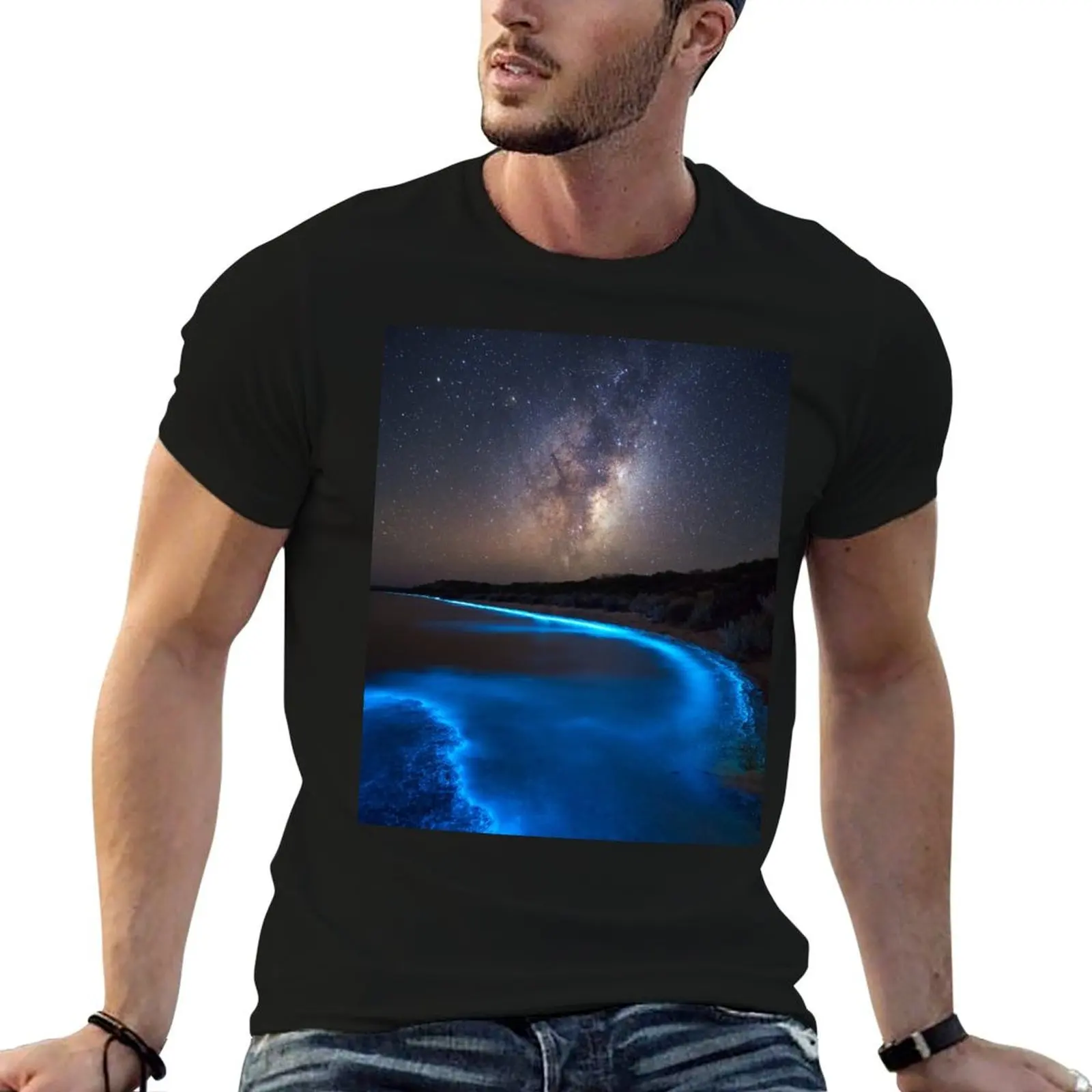 Milky Bioluminescence - 2nd Edition T-Shirt Soft Lightweight Cotton T-Shirt