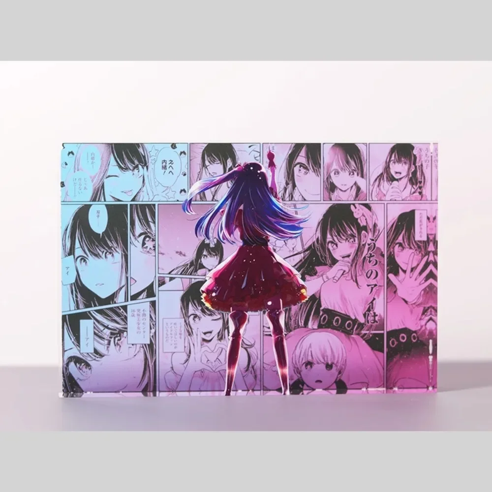 DIY [OSHI NO KO] Hoshino Ai Hoshino Rubii MEM CYO Acrylic Card Brick Original Self-produced Anime Movie Crystal Brick