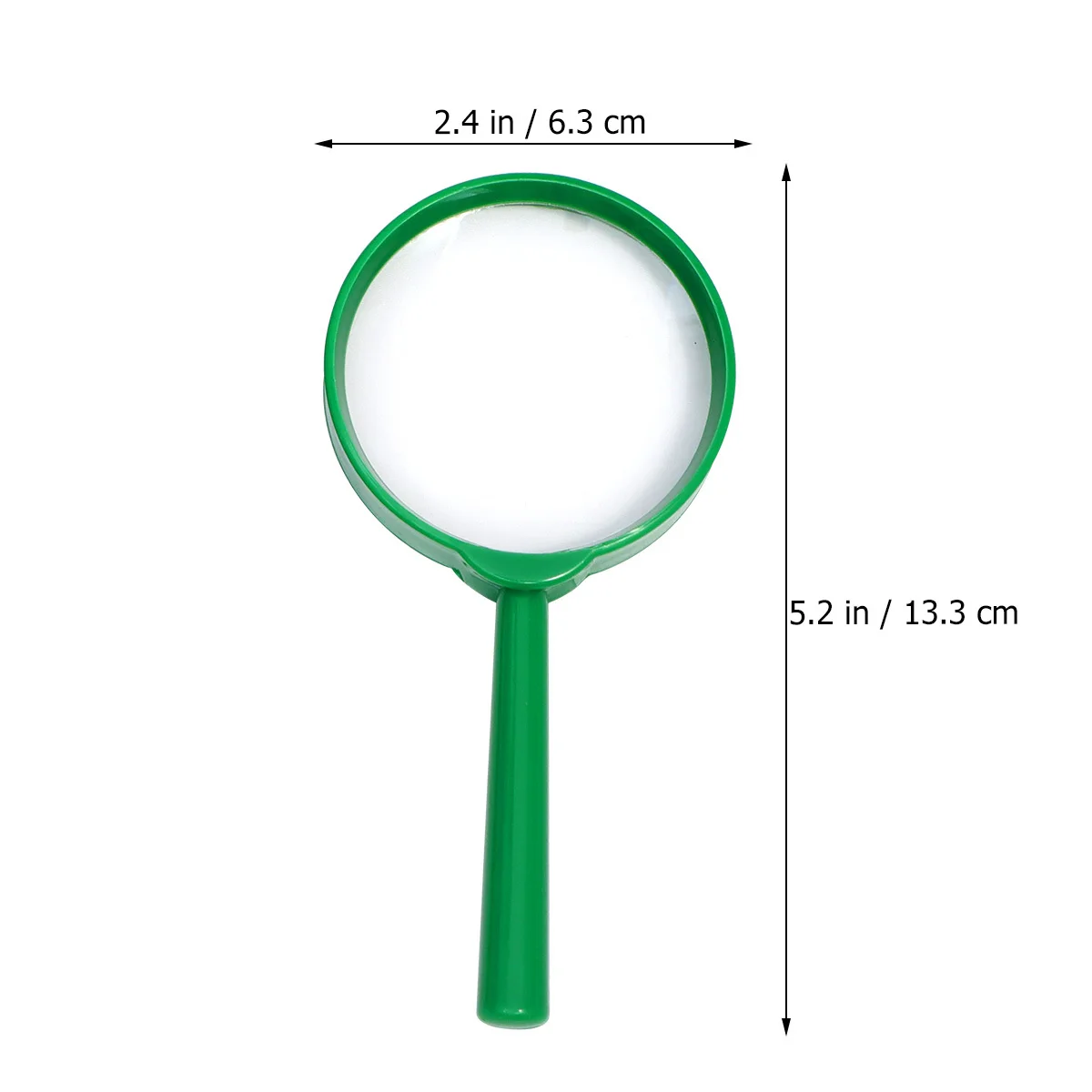 3Sets Handheld vergrootglas voor kinderen Observatieset Lichtgewicht pincet Natuurstudie Outdoor vergrootglas