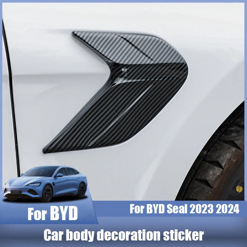 For BYD Seal 2023 2024 Leaf board side label body collision decoration cover sports fender Decorative stickers