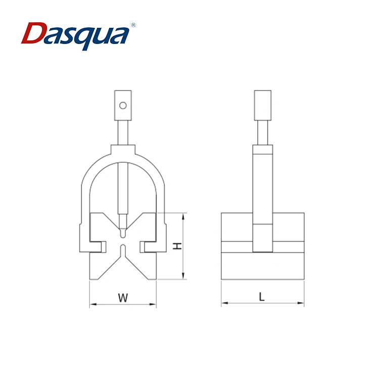 Dasqua 6-32mm Precision Hardened Steel Angle V-Block & Clamp Set Clamp Pair Machinist Tools