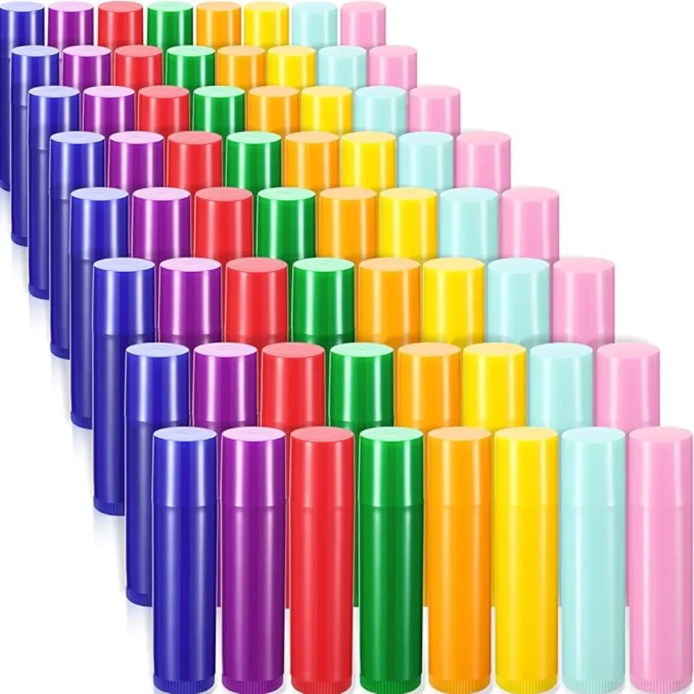 100 Stück 5g Leere Kunststoff-Lippenbalsambehälter, Nachfüllbare Drehbare Lippenstifttuben, DIY Lipgloss-Balsamtuben, DIY Kosmetik Großhandel – Detail 1