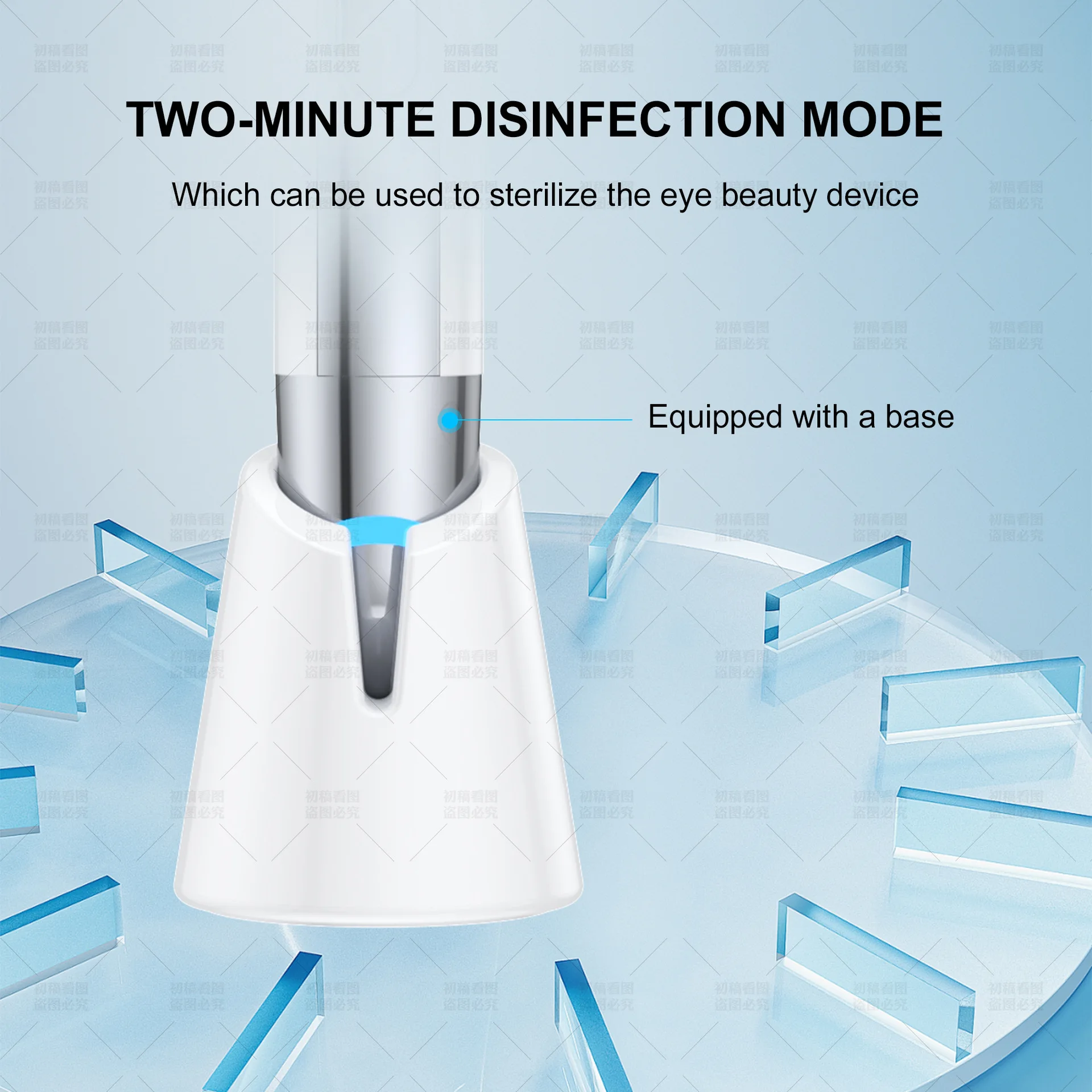 Elektrische oogmassageapparaat met vibratie voor anti-aging rimpelvermindering en oogcrème-infusie - draagbaar mini-schoonheidsapparaat