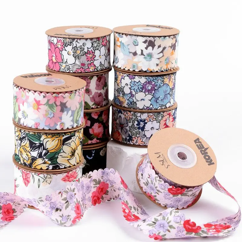 

9 Yards 38MM Flower lace Ribbon DIY Handmade Materials For Headwear Hair Bows Clothing Shoes Hats Home Decoration Crafts Belt