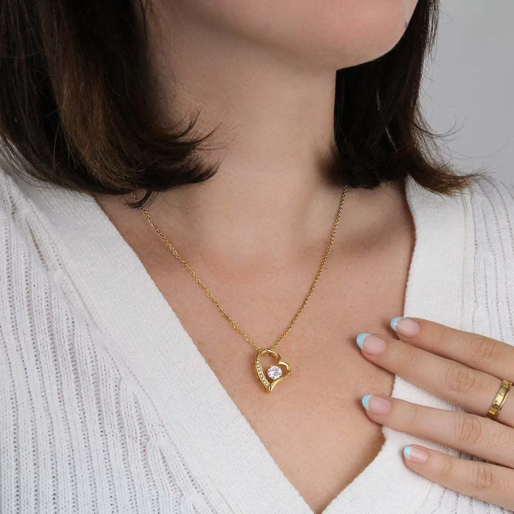 To My Mom Gift Necklace Women Mother Girls Love Heart Necklaces Party New Fashion Jewelry with Box Dropshiping