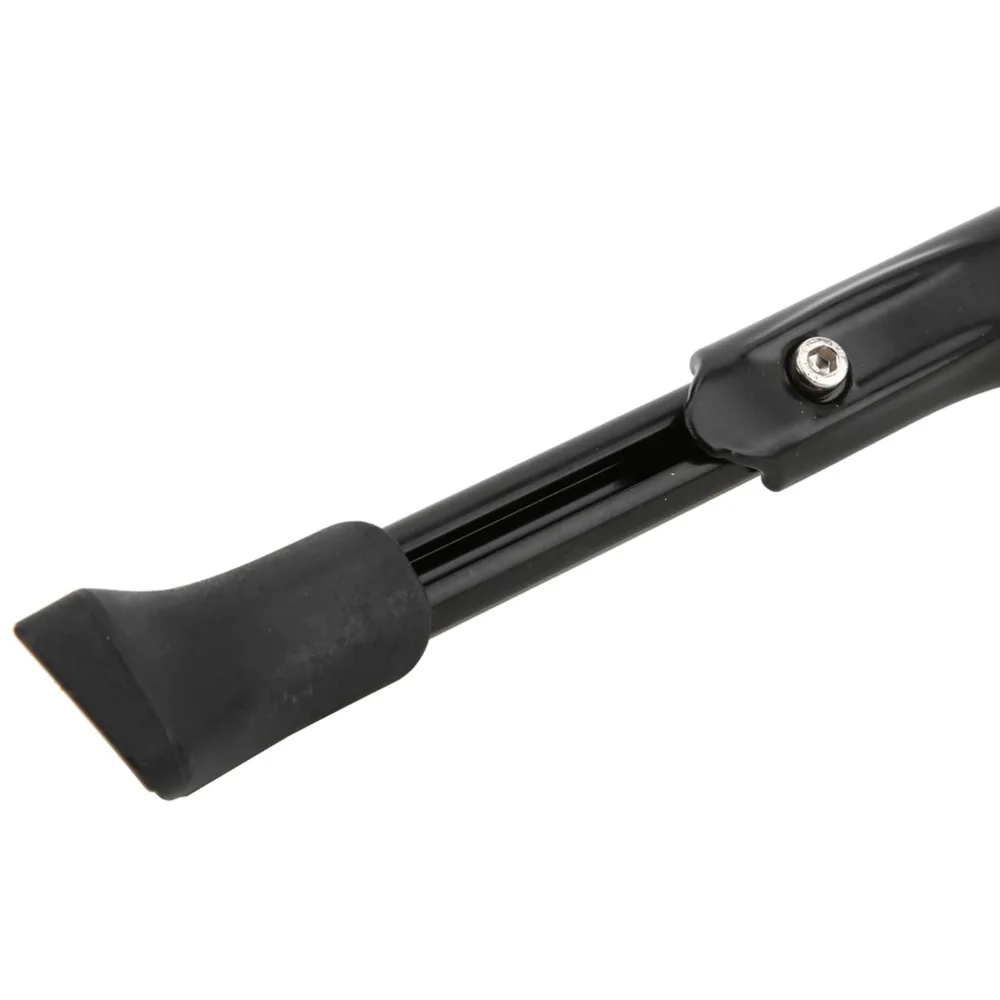 

Легкоустанавливаемая регулируемая черная подножка для велосипеда, прочная, с нескользящей опорной площадкой, боковая опора для велосипеда