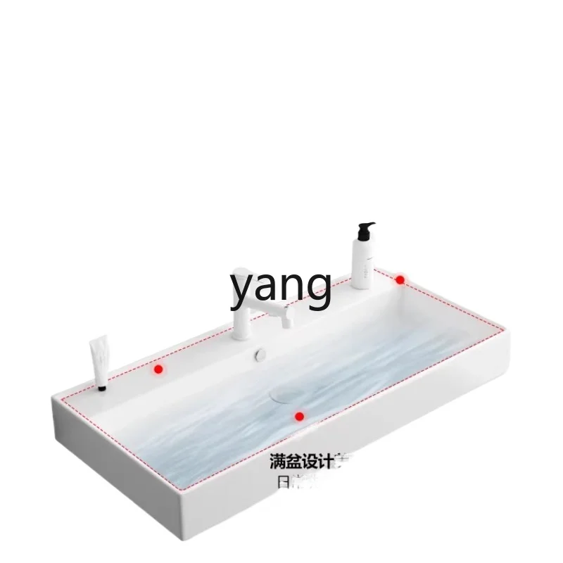 lmm ceramic integrated marine basin toilet semi-embedded Taichung bathroom face wash separate basin sink wash household