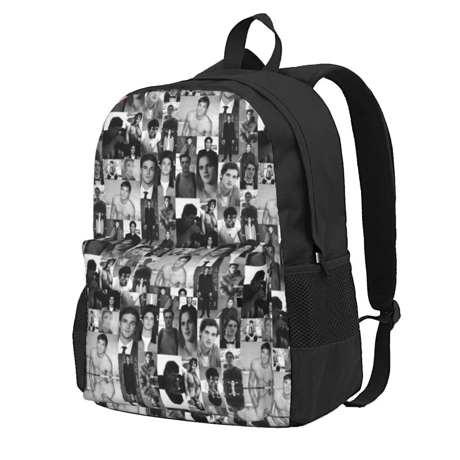 Jacob Elordi Collage! Hot Sale Schoolbag Backpack Fashion Bags Jacob Elordi Kissing Booth 2 The Kissing Booth 3 Noah Flynn