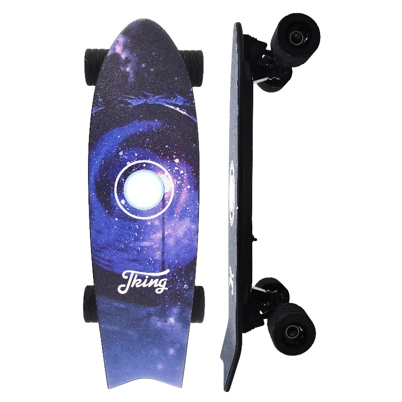 Airo H2E Dual Motor 350W Electric Fish Skateboard with Colorful LED Lights Direct Sales for Girls