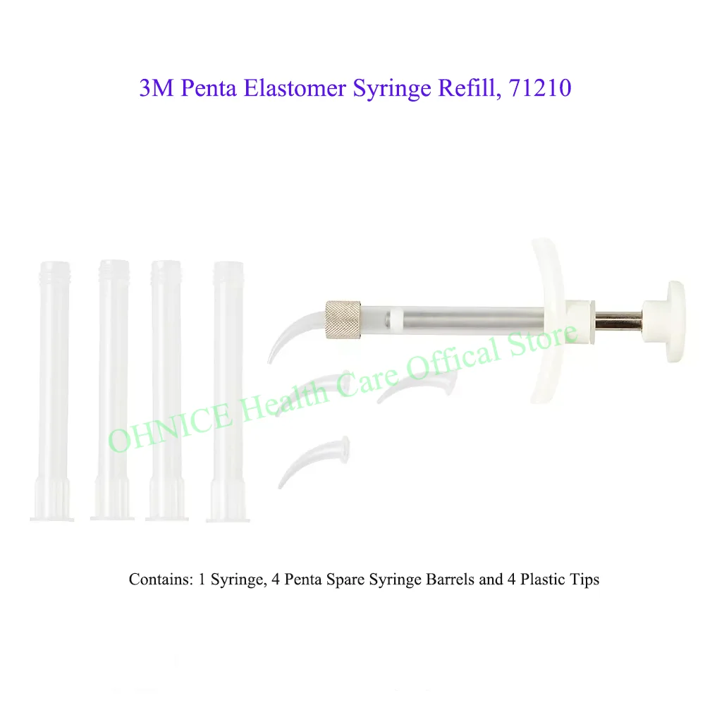 3M ESPE Penta Elastomer مجموعة حقنة بلاستيكية 3M Impregum مطاطا حقنة عبوة 71210 ناقل مواد الانطباع الأسنان