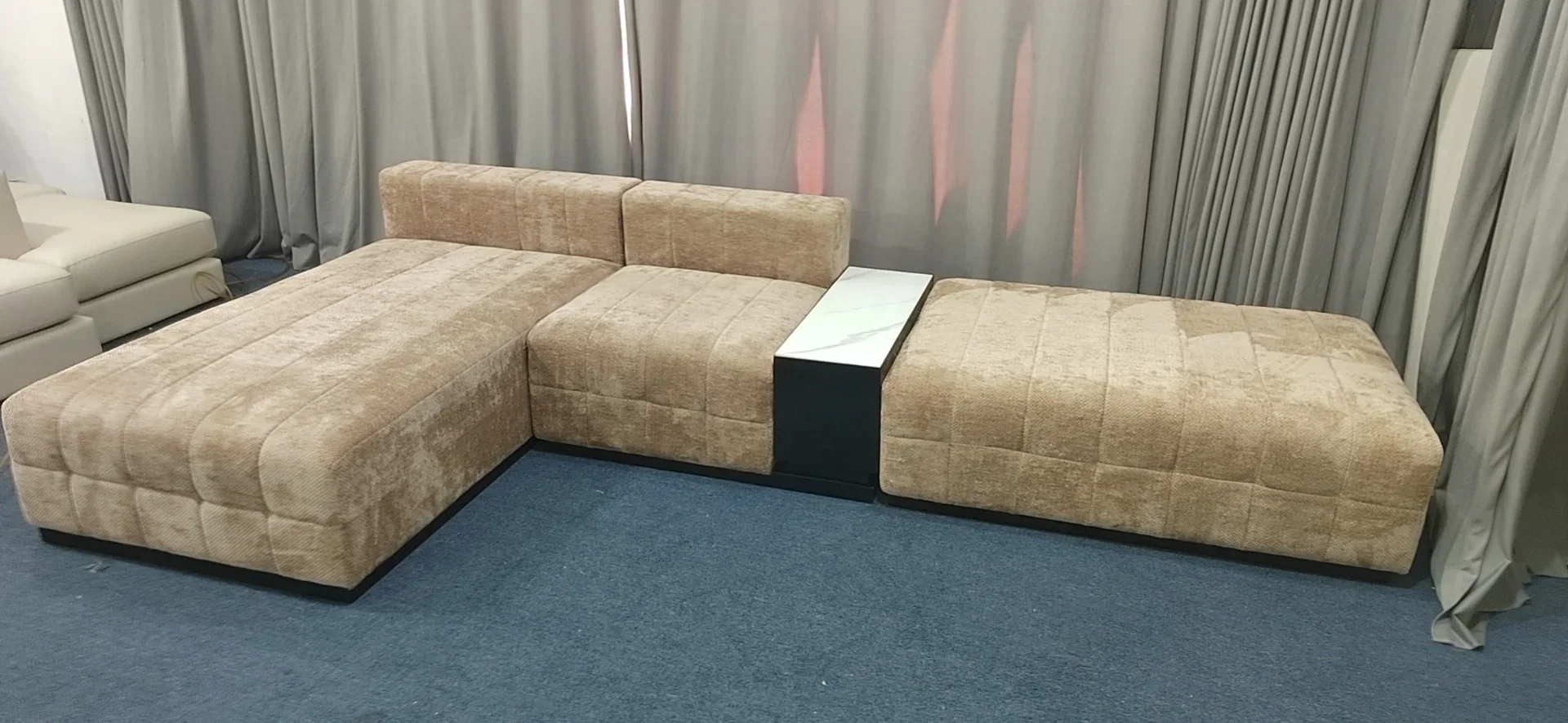 

For Modern Modular Sofa Living Room Fabric Upholstery Sofa Set Villa High-end Customized Free Combination Sofa