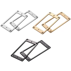 2Pcs Pickup Mounting Ring Bridge Neck Pickups Cover Frame for Electric Guitars